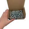 Pack of 30 DIN 933 Steel Hex Screws M8 x