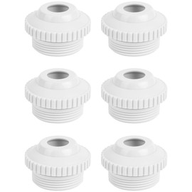 SP1419D 3/4" Directional Flow Eyeball Inlet Jet by Canamax - Pack of 6 - Opening Hydrostream Directional Flow Inlet - Fit 1-1/2-Inch MIP Thread - Pool Jet Nozzles Rotating Eyeball Replacement Part