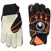 uhlsport Soft Resist Supportframe Goalkeeper Glove Men's, Black/Fluo Orange/White, 5