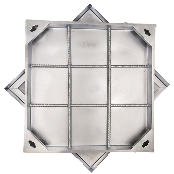 DuuMuut Stainless Steel Manhole Cover and Frame 20x20, B Class