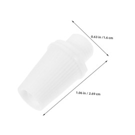 Gatuida 60Pcs Plastic Strain Relief Connectors for Light Fixtures Cable Clips for Easy Installation Reliable Wire Fasteners for Home Lighting Projects for DIY