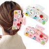 PANTIDE 2Pcs Teacher Hair Claw Clips for Women Girls -