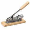 Adjustable Lever Nutcracker with Wood Base for Pecans & Walnuts