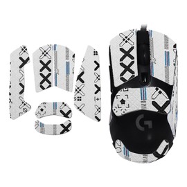 Logicool G703/G603/G403 Mouse Grip Tape [NOUKAJU] Logicool G703/G603/G403 Gaming Mouse Anti-Slip Grip Tape Ultra Thin Super Absorbent Anti-Slip Tape for Gaming Mouse (White)