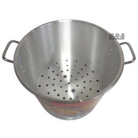 Stockpot Set With Steamer Aluminum Vaporera Tamalera Traditional Stock Pot Olla Tamale (Set 8Qt / 20Qt)