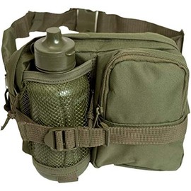 Mil-Tec Belt Bag with Bottle, olive, One Size