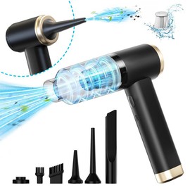 itutn 2025 New Model Handheld Wireless Car Vacuum Cleaner 4-in-1 High Power 12500PA Fast Charging Brushless Motor Handheld Cordless - Color: 101：12500PA-5000mAh