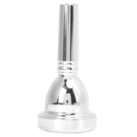 Tenor Trombone Mouthpiece TR-03 5G 12.7 mm Mouthpiece for Tenor Trombone Wear Resistant Copper Trombone Mouthpiece Trombone Accessories Silver
