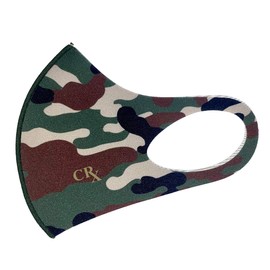 CoppeRx Reusable Copper Woven Camo Cloth Face Mask for Easy Breathing, Comfortable, Cooling Effect, Blocks UV