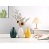 LSBTAUCP-Ceramic vase,Yellow vase for Home Decoration, Modern Style Dry vase,