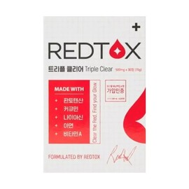 Redtox Triple Clear 30 tablets, 1 box, curcumin, pantothenic acid, zinc vitamin, 1 piece / 레드톡스 트리플클리어 30정 1박스 커큐민 판토텐산 아연 비타민, 1개