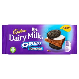Cadbury Dairy Milk Oreo Sandwich chocolate Bar 92g (Pack of 4)
