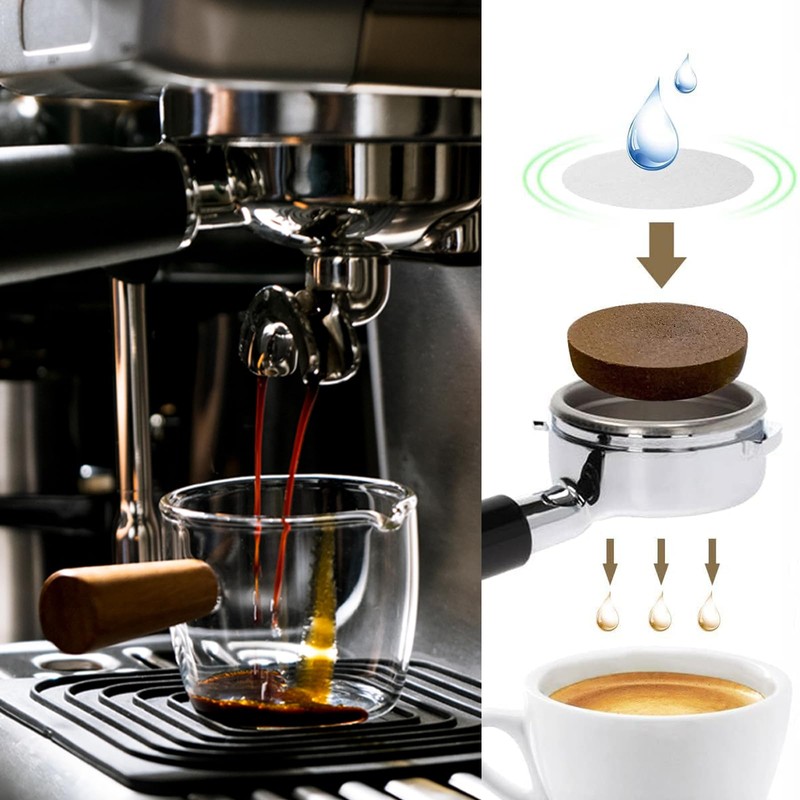 200 pcs Espresso Paper Filter 51mm for Screen Carrier 51mm,
