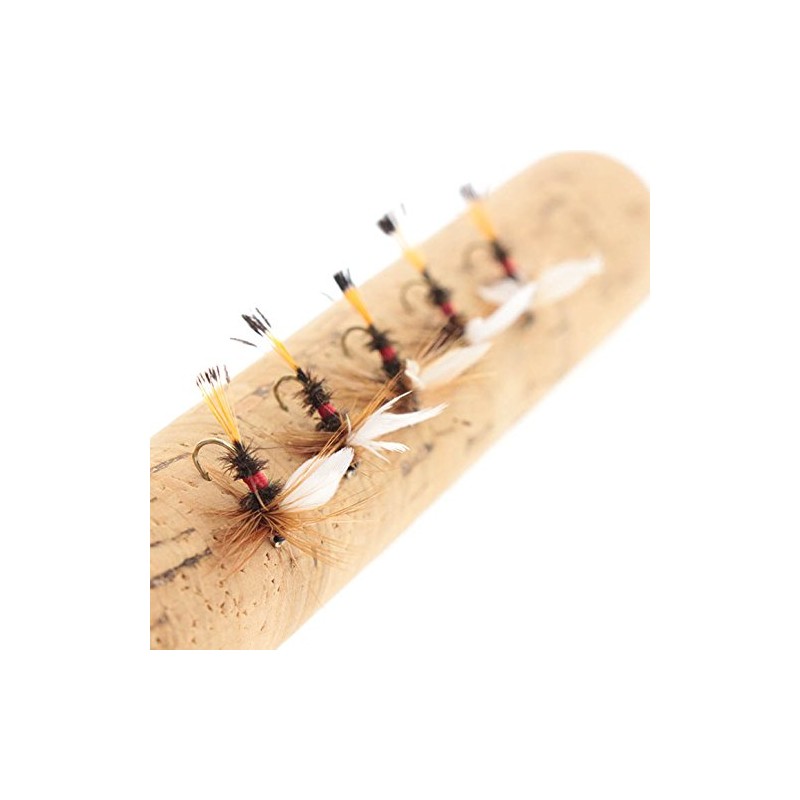 River Peak Royal Coachman Dry Fly Finished Hair Bristles Set