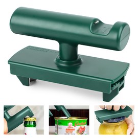 Effortless Arthritis Jar Opener, Labour-Saving Can Opener, Stainless Steel Jar Opener, Screw Lid Opener, Can Opener for Seniors, Arthritis Friendly Can Opener for Family, Picnic, Business