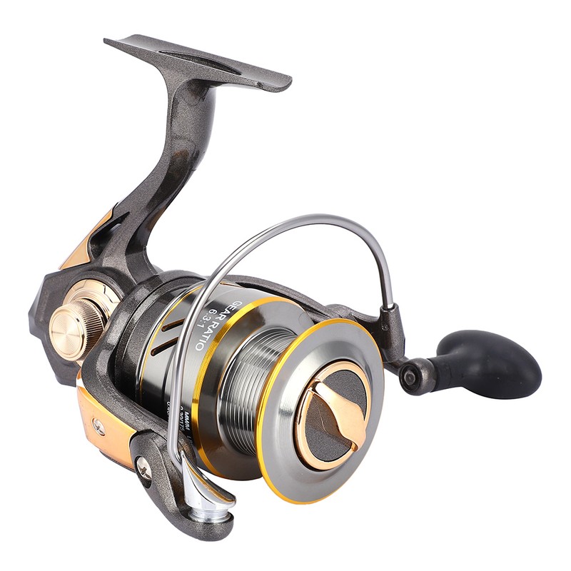High Gear Ratio Spinning Reel 6.3:1 Metal Arm Wire Spool