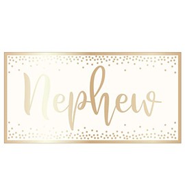 Design by Violet Nephew Money Gift Wallet - Money, Gift Cards, VOUCHERS - Blank Space for Personal Message One Size DBV-NEP-MW,