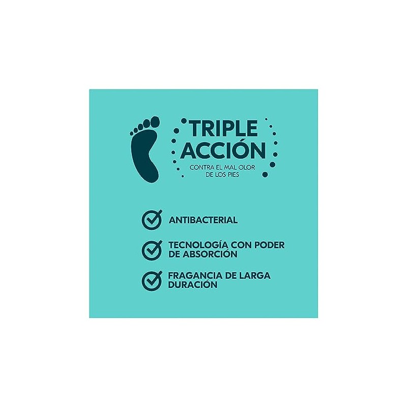 Talco Desodorante para Pies REXONA Efficient Original, 100 g