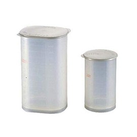 Bamix (Barmix) Exclusive Cooking Jug & Cup Set of Two Sizes Heat-Resistant Container Measuring Cup Cooking Utensil