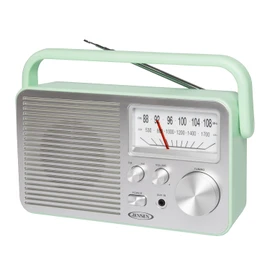 JENSEN MR-750-GR MR-750 Portable AM/FM Radio (Green)