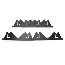 2Pcs Stove Gap Cover, 13.78in to 27.17in Stove Counter Gap Cover Stainless Steel Stove Hob Counter Gap Cover for Oven, Stovetop and Kitchen Appliances Countertop