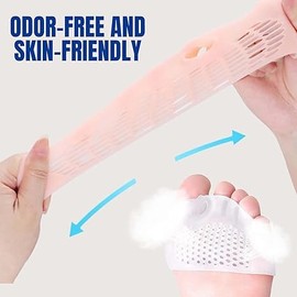 2025 New Silicone Toe Separators 4 Pairs Bunion Corrector Bunion Corrector Cushion, Metatarsal Pads for Men Women Straighten Overlapping Toes, Realign Crooked Toes