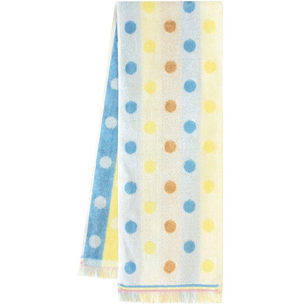 Seikan Cool Towel Cooling Pile Muffler, Yellow, Approx. 6.3 x 35.4 inches (16 x 90 cm), ECO de Cool Pop, CLPP-100 YE
