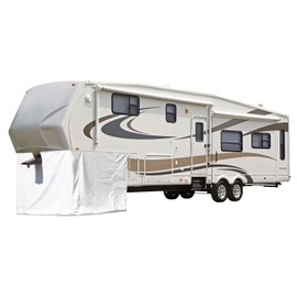 ADCO 3503 Storage Skirt for 5th Wheel RV Trailer, 296 Inch Length, Polar White