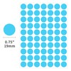 Ouzoustate 1400 PCS Blue Circle Dot Stickers 3/4" Round Color