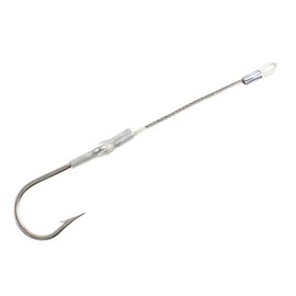 Stiff Rig Hookset | Stainless Steel Hooks | Big Game Fishing | Custom Rigging (10/0, Single Hook)