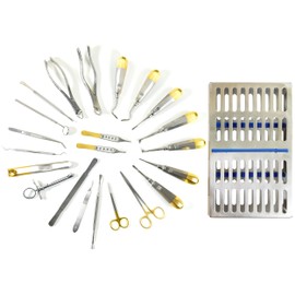 MuskalMed German Premium Set of 23 Each Oral Dental Surgi EXTRACTING Elevators Forceps Instrument KIT Set