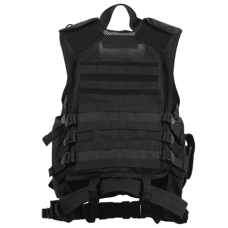 Rothco Cross Draw Tactical Vest - Black
