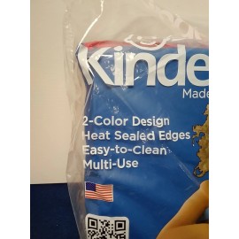 Kindermats Blue/Red 1X19X45 Inch Mat for Preschool, Daycare, Changing Station