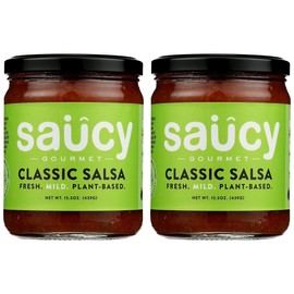 SAUCY GOURMET Classic Salsa, 31 Ounce, Pack of 2