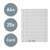 Leitz Register für A4, Deckblatt und 10 Trennblätter, Taben individuell