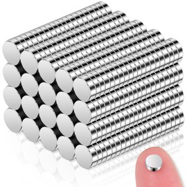 400 Pack Small Strong Magnets,4x1mm Round Refrigerator Magnets for Crafts, Whiteboard, Kitchen Cabinet,Office