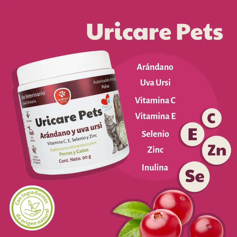 Suplemento Natural Problemas Urinarios Perros Y Gatos 2 Pack