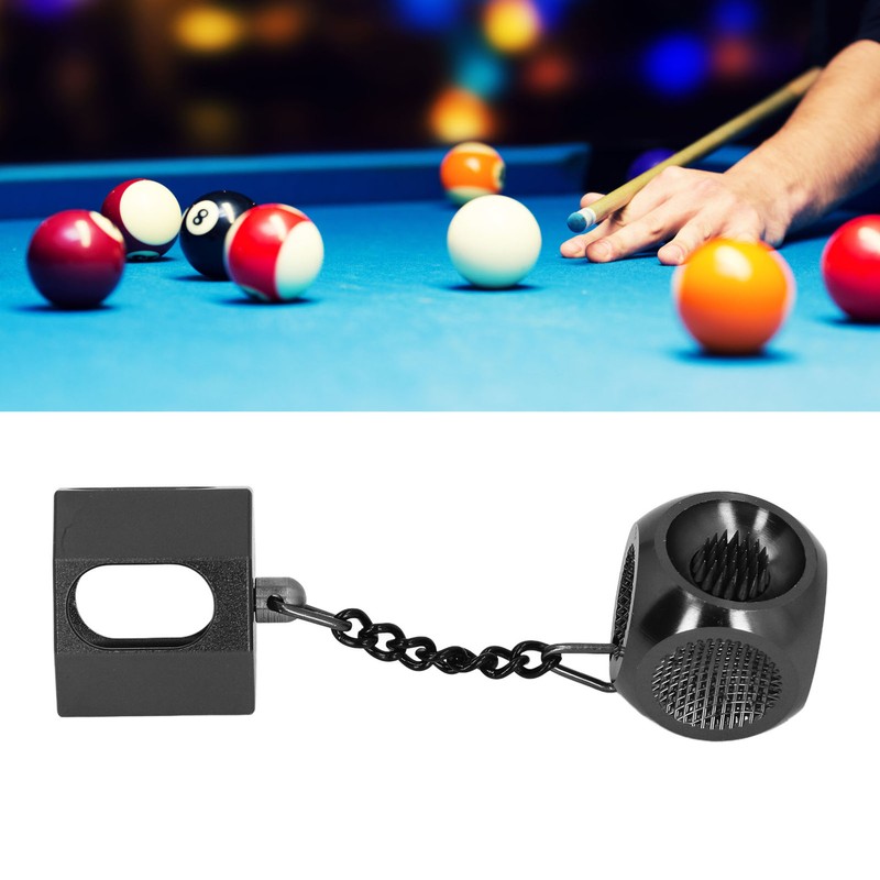 Billiard Chalk Holder Aluminum Alloy Portable Magnetic Pool Cue Chalk
