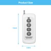 Four Channels Wireless Remote Control Industrial Four Button high-Power Remote