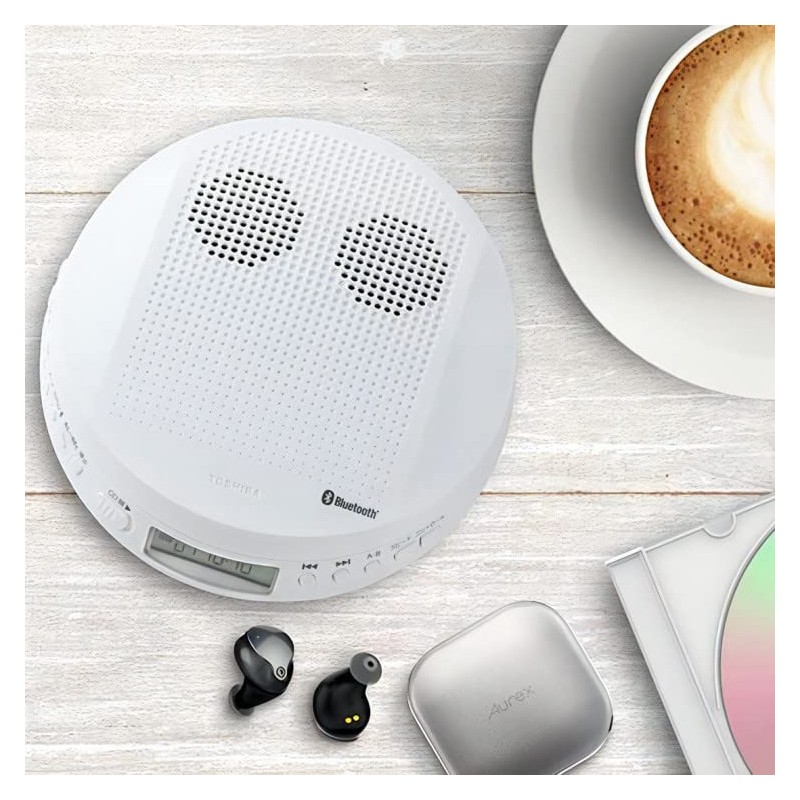 Toshiba Portable CD Player White TY-P50(W)