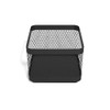 TRU RED Small Stackable Wire Mesh Accessory Holder, Matte Black,