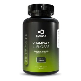 Domos - Vitamina C + Raíz De Jengibre - 120 Cápsulas 500 Mg
