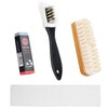 4 pieces suede brush set, shoe brush, multifunctional and practical