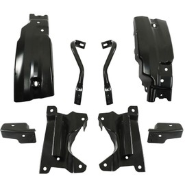 LABLT 8pcs Front Bumper Brace Bracket Kit Replacement for Silverado 1500 2007-2013 GM1066179 GM1067179 GM1042107 GM1043107 GM1066180 GM1067180 GM1004148 GM1005148