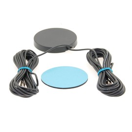 Alda PQ Antenna for Glass Mounting for 2G (GSM), 3G (UMTS), GPS with SMA/M and FME/F Connector and 5 m Cable 2.14 dBi Gain