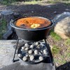 CampMaid 12" Pre-Seasoned 7 Quart Dutch Oven Without Legs