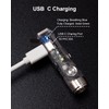 RovyVon Aurora A8 G4 Keychain Flashlights USB C Rechargeable, 650