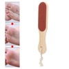 Foot File Callus Remover, Professional Double-Sided Wooden Foot File Foot