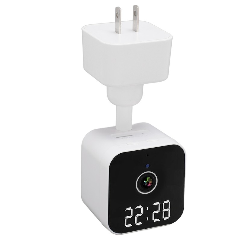 Indoor Security Camera with Clock 2.4G WiFi Wireless HD 3MP