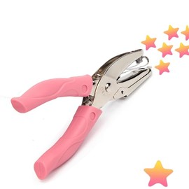 Perforadora de papel manual con forma de estrella, perforadora de corazón + perforadora de estrella de 1/4 de pulgada, perforadora de papel de un solo